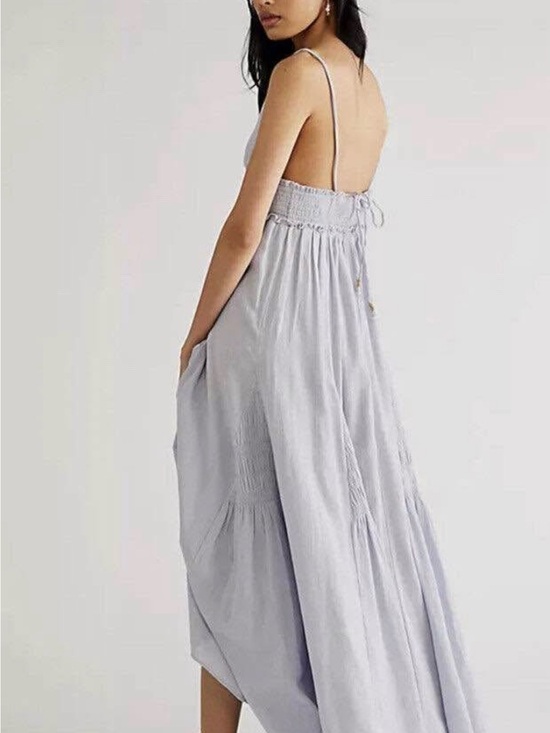 Free People Dresses & Skirts - Free People  Maxi Dress with Spaghetti Straps